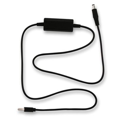 Cable padrão preto 5V a 9V 12V Step Up 2464 24AWG/2C para câmera