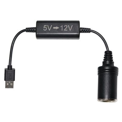 Cable padrão preto 5V a 9V 12V Step Up 2464 24AWG/2C para câmera