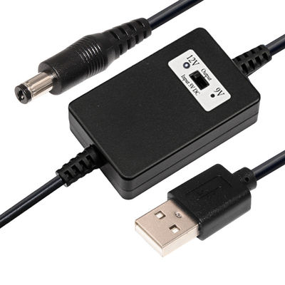10ft 10m DC-DC Transformer 5V para 12V Step Up Cable para USB para conversor de energia DC
