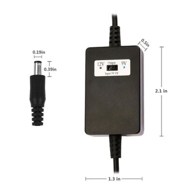 2A Corrente de saída 1,5m USB A macho para DC5521 Convertidor 12V DC para 5V/9V/12V Step Up Cable