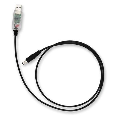 3A branco 2.1mm 5 Volt a 9 Volt Convertidor USB para cabo de tensão USB