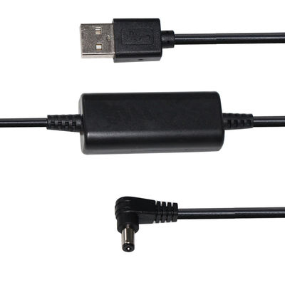 1.5m 2m USB para 12V Step Up Converter Cable com Jack 5521MM