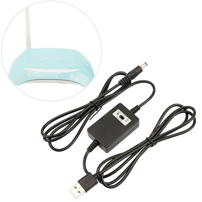 Boost Buck Voltage Converter DC 5V para 12V 2A Power Step Up Cable para Modem Wifi de Carro