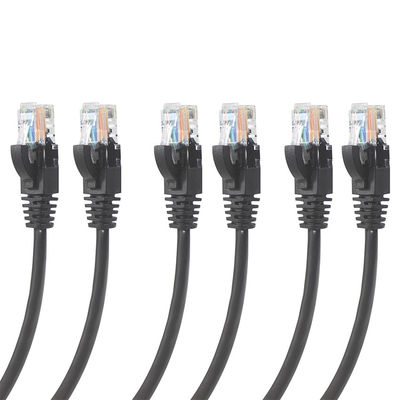 8 Par 4p 24awg 1m Utp 4pr Cat5e Cabo de rede Cat5 Rj45 Cat 6 Stp Cabo