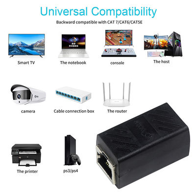 Conector Ethernet Rj45 para Rj45 8P8C UTP/FTP/SFTP Shield