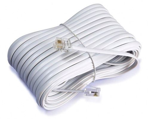Personalização Rj9 Cable telefônico em espiral 5 pés Cable telefônico Rj11