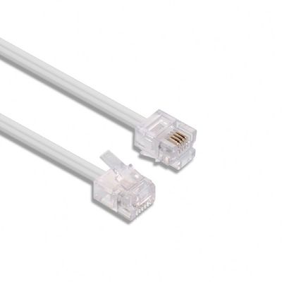 Personalização Rj9 Cable telefônico em espiral 5 pés Cable telefônico Rj11