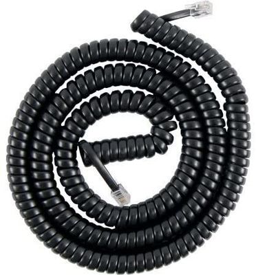 12FT Modem de Telefone Cabo Espiral de Telefone Cabo 24AWG-28AWG