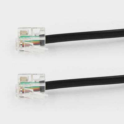12FT Modem de Telefone Cabo Espiral de Telefone Cabo 24AWG-28AWG