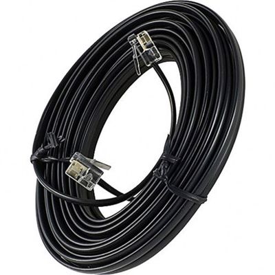 10M 2 pares 4 núcleos Flat Telefone Cabo de cobre Landline Telefone cabo de extensão