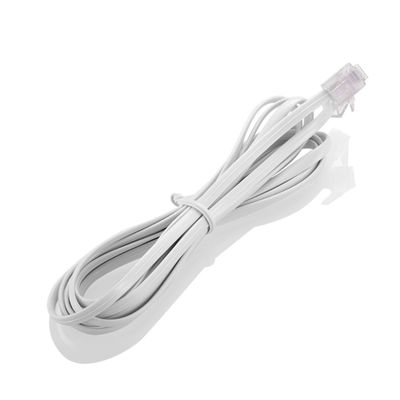 1.5M 5ft 4P4C RJ11 Cordão receptor telefônico