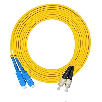10ft Fibra Óptica Patch Cord com Lc Fc St Os2 9-125Um 2Core SC Adaptador macho