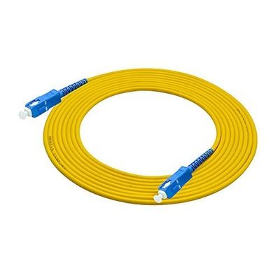 Cable de fibra óptica de modo simples Cable de fibra óptica de modo simples Cable de salto de fibra 10ft SC para conector SC