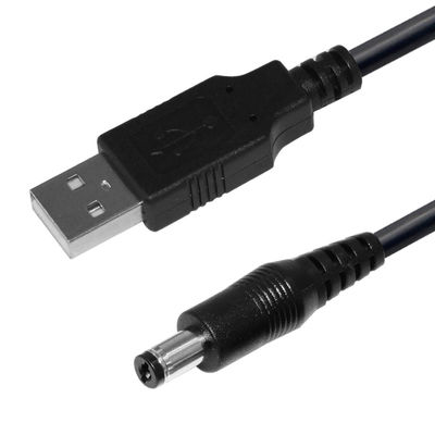 1m 2m 5m comprimento personalizado cabo de extensão DC USB 2.0 conector macho USB A para DC macho