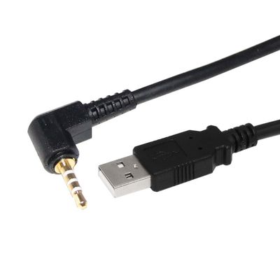 USB A macho para DC5521 cabo de conector de barril 1m preto