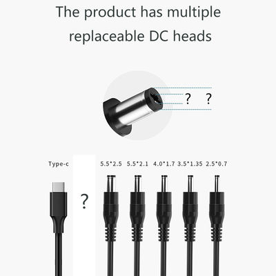 Conector de interruptor de tomada masculina Adaptador de extensão de cabo de DC Cordo de alimentação DC IP11