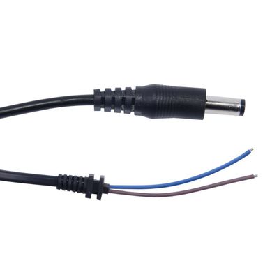 Conector DC5521 para cabo de alimentação de ponta aberta com condutor de cobre