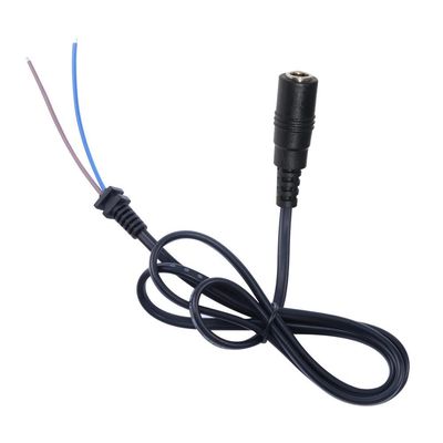 Conector DC5521 para cabo de alimentação de ponta aberta com condutor de cobre