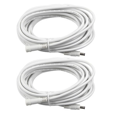 Cabos de alimentação de corrente contínua de homem para mulher personalizáveis com conector Jack Socket
