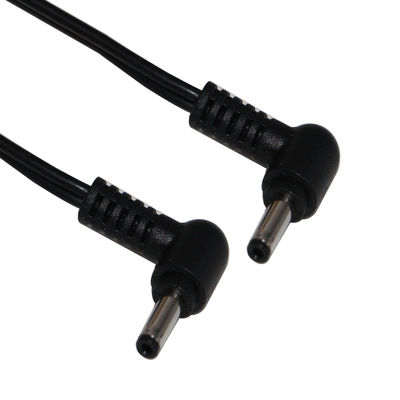 Cabo de extensão macho para macho DC 1M 22AWG 5,5x2,5mm Ângulo reto