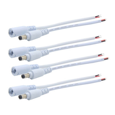 12V 24V DC Extension Cable 5.5x2.1mm 5.5x2.5mm Female DC Power Cable para CCTV