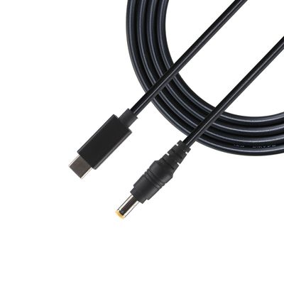 Convertidor de cabo USB-C para DC Step Up para 12V 9 Volt Router Laptop 15V 20V Carregador