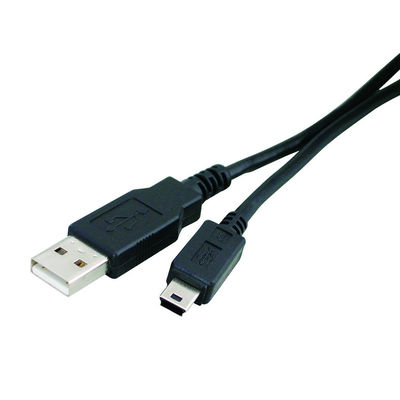 Mini USB 2.0 Cable 1m Transferência de dados de carregamento rápido para câmera MP3