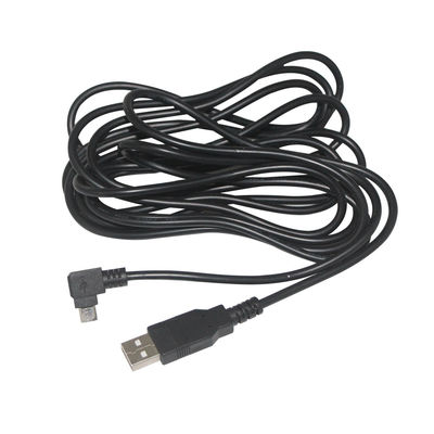 Cabo de dados Micro-USB preto para câmera e MP3 1m 1.5m blindagem de trança