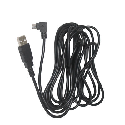 Cabo de dados Micro-USB preto para câmera e MP3 1m 1.5m blindagem de trança