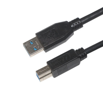 Cabo de impressora USB 24AWG USB 2.0 Tipo A macho para B macho cabo de extensão para impressora
