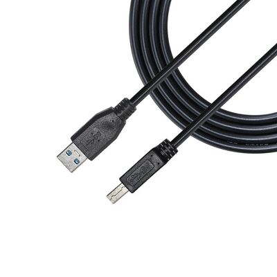 Cabo de impressora USB 24AWG USB 2.0 Tipo A macho para B macho cabo de extensão para impressora