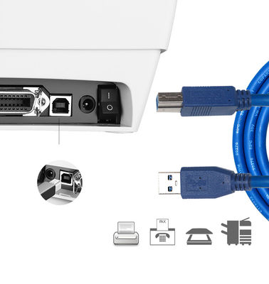 Carregador rápido USB A macho para USB B macho USB 3.0 cabo de extensão de dados