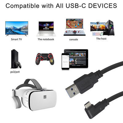 Alta velocidade 5Gbps 3.0 USB Tipo-C para Tipo A Cable para VR 1 2 Headset VR Link Cable