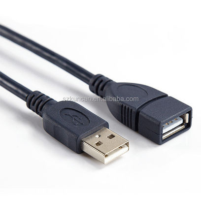 2725 28AWG/1PR 20AWG/2C Cabo de dados USB Homem para Mulher 2A Personalizável