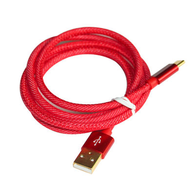 Dados de alta velocidade e carregamento V8 Micro USB cabo 1m 1,2m para telefone celular preto/branco