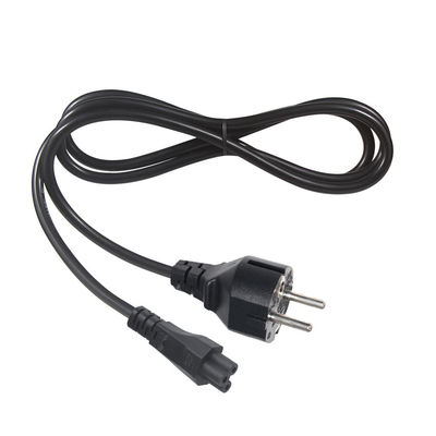 1.8M VDE CEE 77 UE a C5 Cable de alimentação de folhas de cloreto para computador portátil