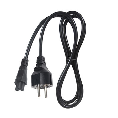 1.8M VDE CEE 77 UE a C5 Cable de alimentação de folhas de cloreto para computador portátil