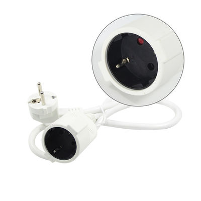 Cabo de extensão com ficha EU H05VV-F 3G0.75mm2 Preto Cabo de alimentação industrial