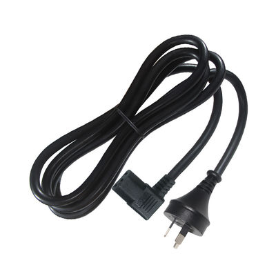 90 graus ângulo direito C13 para SAA 3Pin cabo de alimentação H05VV-F 3G*0.75mm2 1.2M para monitor de PC