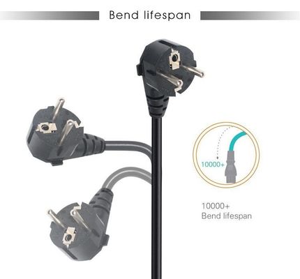 Cable de alimentação de enchufe Pse Pdu com conector Schuko CEE 77 para IEC15 recableável