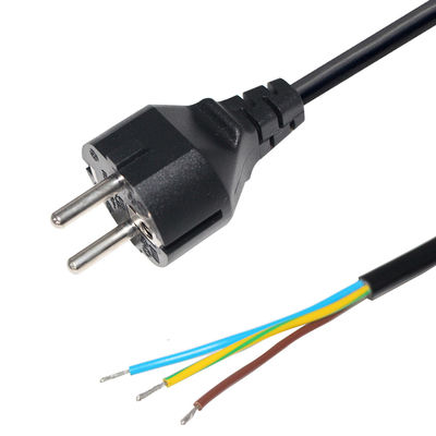 Cee 7/7 Cord 16A Plug Power Feminino Para Homem Schuko Extensão Cabo Europeu 2 metros