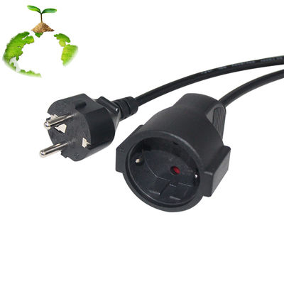 VDE Certificado pelo Socoque Feminino Certificado Cabo de alimentação 250V 10A H05VV-F