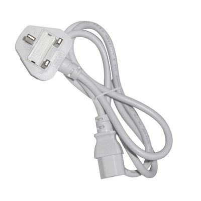UK BS1363 para IEC C13 Cordão de alimentação 3G 0,75 mm2 Cabo de extensão de cobre