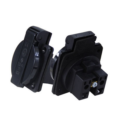 Adaptador de tomada à prova d'água com plugue EU de 3 pinos para energia externa