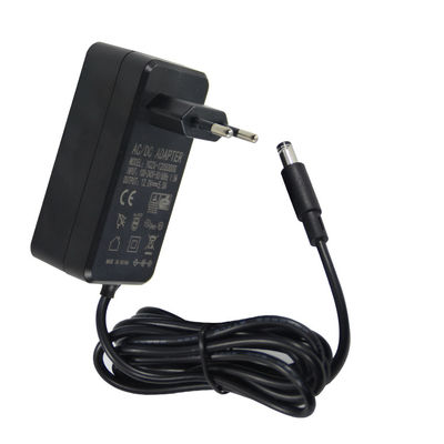 EU Wall Plug 1M 22AWG Adaptador de alimentação 12V 5A 5521Mm Para câmara de circuito fechado LED