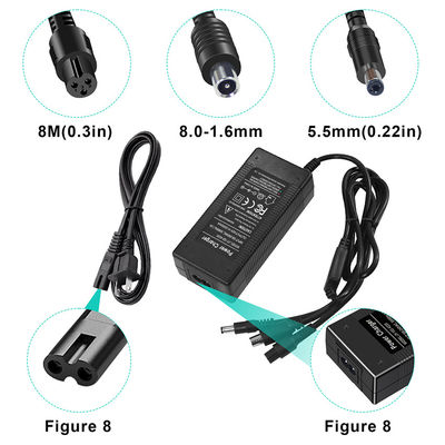 Comprimento 1m 1,8m 12V 10A Adaptador de fonte de alimentação para computador portátil 120W