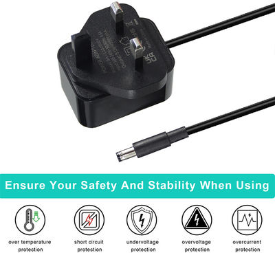 Adaptador de fonte de alimentação UK 12V 1.5A com certificado ROHS