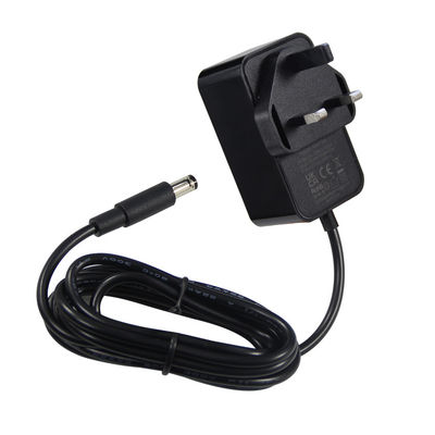 12V 1.5A britânico AC para DC 5.5*2.1 5.5*2.5mm adaptador de alimentação com certificado ROHS