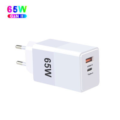 UE EUA Reino Unido AU GaN 140w 120w 65W 45w Carregador portátil USB C com função QC2.0
