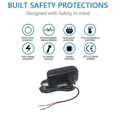 Adaptador de alimentação 5V 3A DC para monitor LED e carregamento